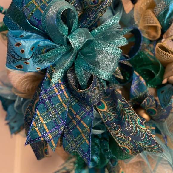 COPY - Custom Stunning & unique Mardi Gras Wreath - Picture 6 of 8